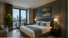 Elegant Room for Two – DemoStay Berlin